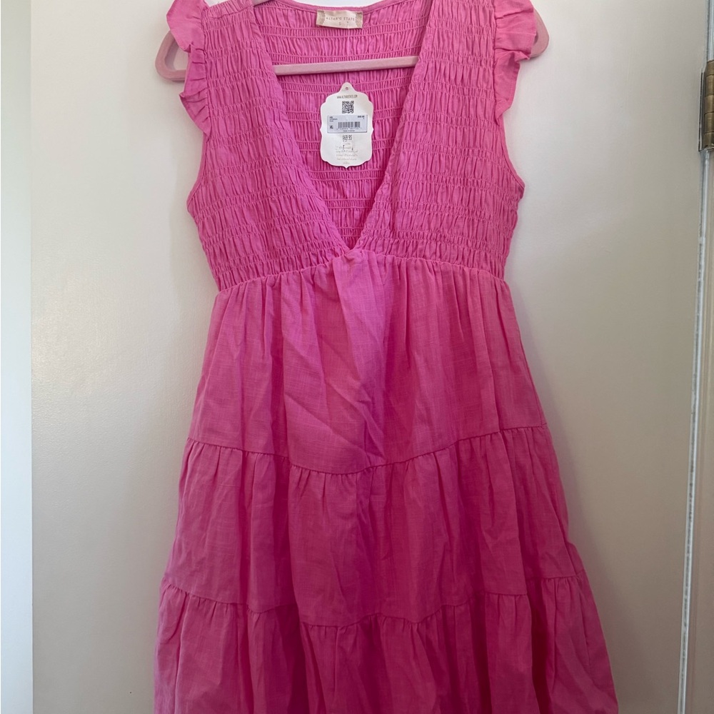 Altar’d State Pink Ruffled Dress